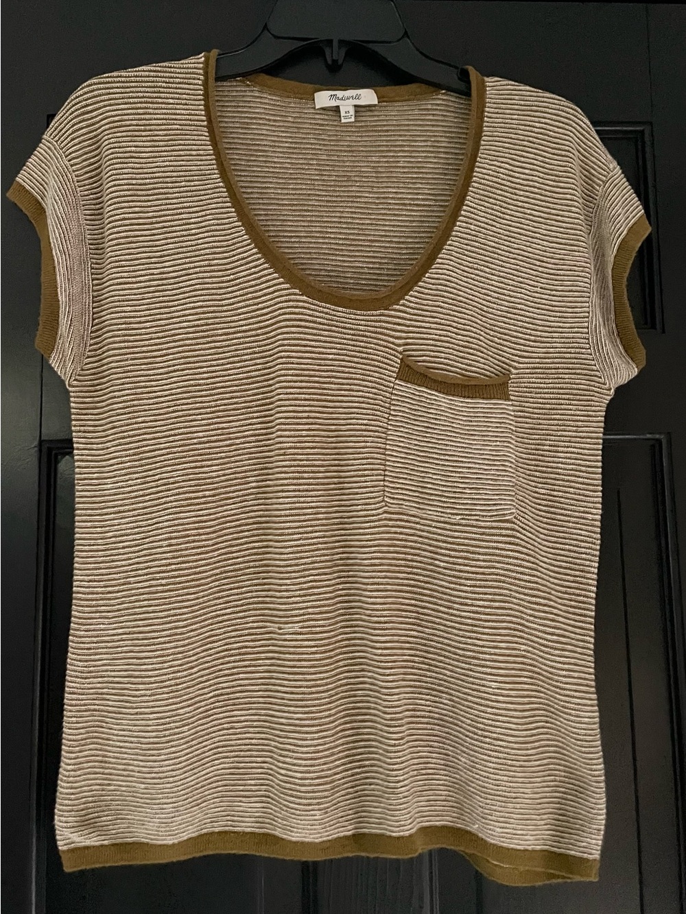 Madewell Watermoor Short Sleeve Sweater